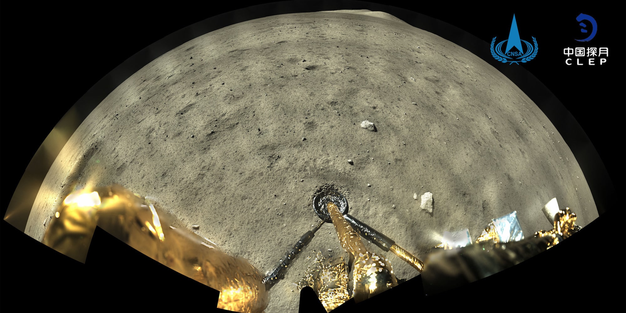 Chang’e 5 sur la Lune en vidéo et panorama