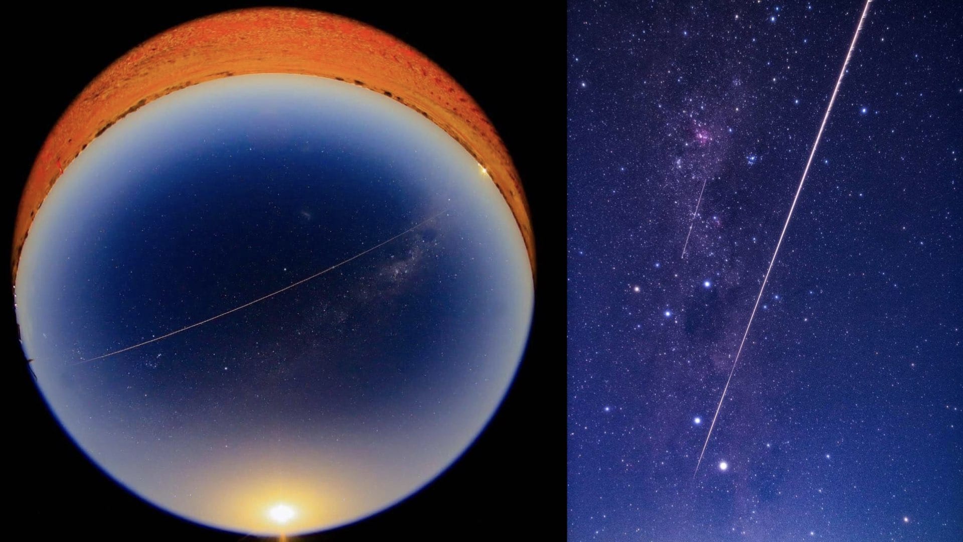 Les échantillons de Ryugu arrivent sur Terre. En rentrant dans l’atmosphère, la capsule d’Hayabusa2 imprime sa marque dans le ciel australien. Crédit : JAXA/Cité de l’espace
