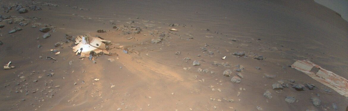 Une épave sur Mars