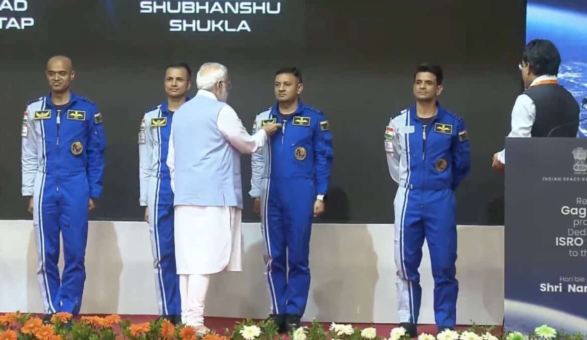 L’Inde présente les astronautes de son programme de vols habités