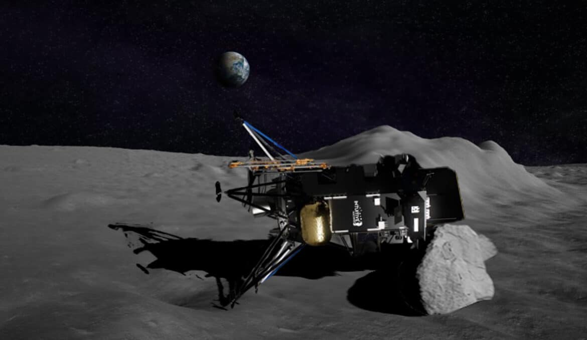 IM-1 : une mission privée se pose sur la Lune… couchée