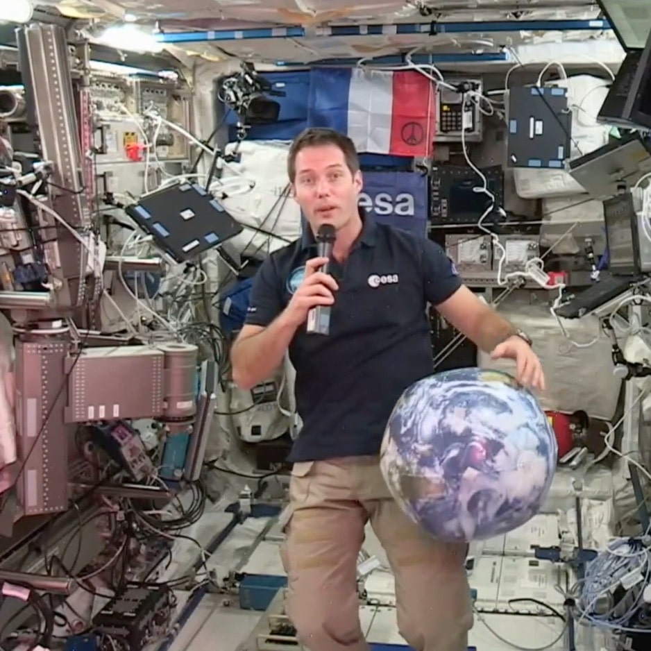 1ère conférence de presse de Thomas Pesquet depuis l’ISS